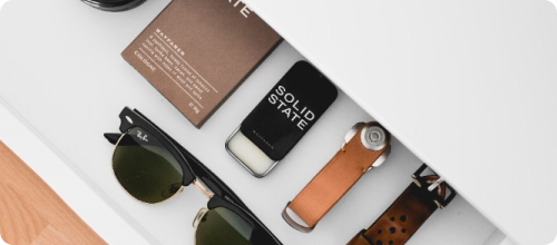 Image of sunglasses and accessories